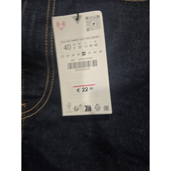 Zara TRF Mid-rise Denim Shorts - Sz 8 - Picture 10 of 10